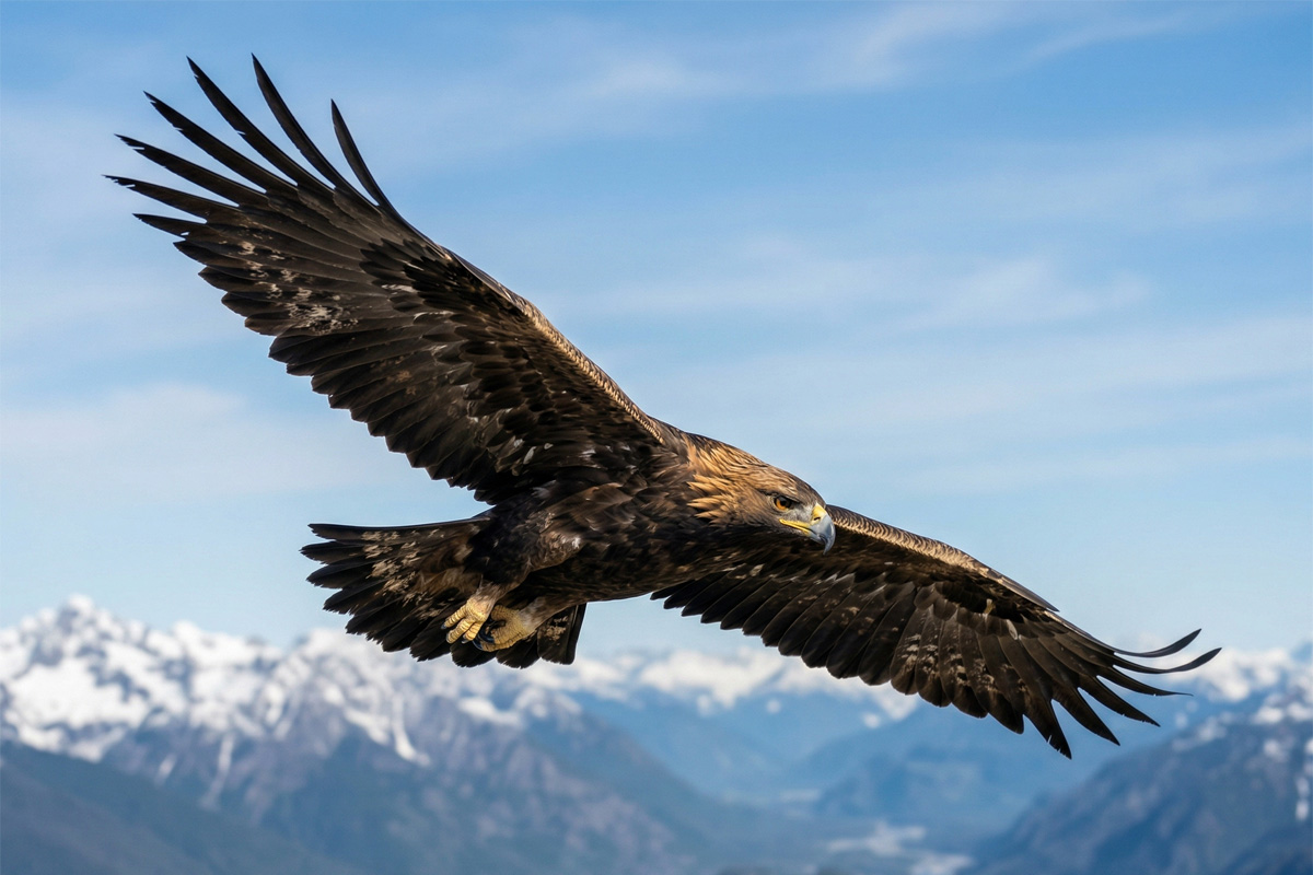 Soaring eagle
